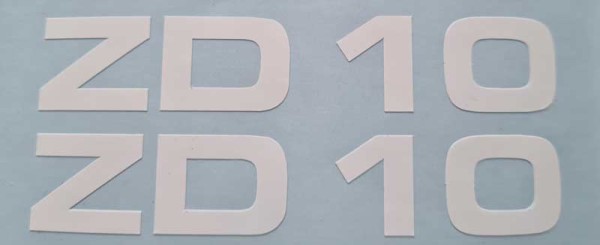 Zündapp ZD 10 Typ 446 Aufkleber Verkleidung Schriftzug 446-10.130