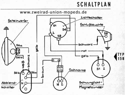 Stromlaufplan Typ 158